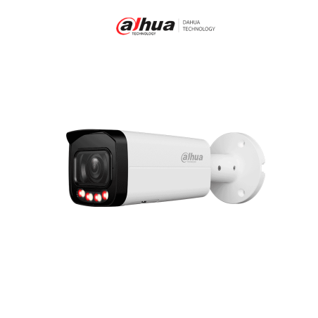 Cámara IP Bullet de 4 MP, Iluminador dual, WizSense, AcuPick, IA SSA, Xinghan, Lente Motorizado de 2.7 a 13.5mm, IR de 60 Metros